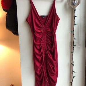 Fashion Nova Red Dress Medium